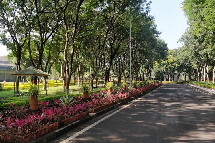 Second day of training at the peaceful NIA Pune campus